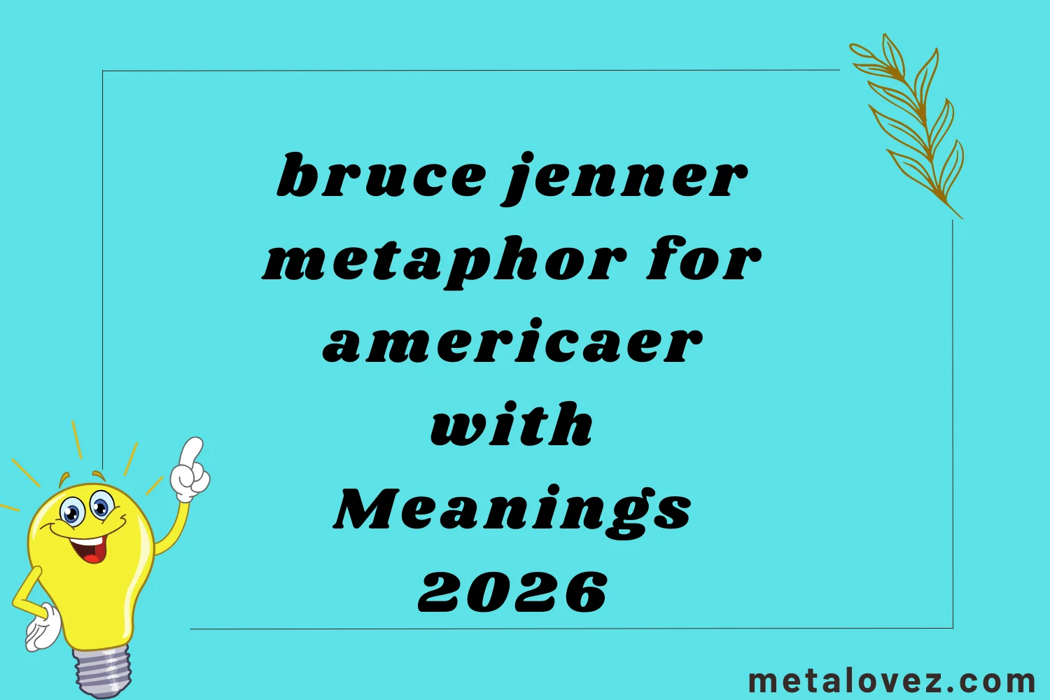 bruce jenner metaphor for america